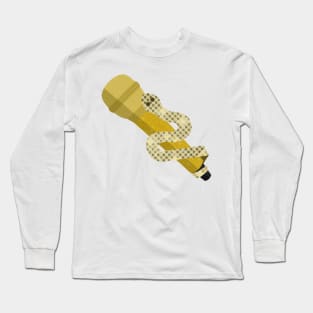 golden snake microphone reputation taylor fan art Long Sleeve T-Shirt